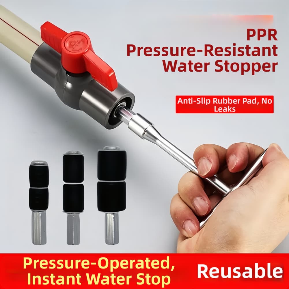 Pipe Plugging Tool Stainless Steel Pipe Water Stopper For Plumbing Systems Water Shut-off Quick Leak Repairs