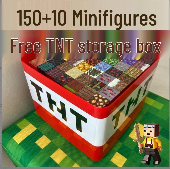 Minecraft Magnetic Cube Building Blocks - Children's Primitive Forest Construction Toy