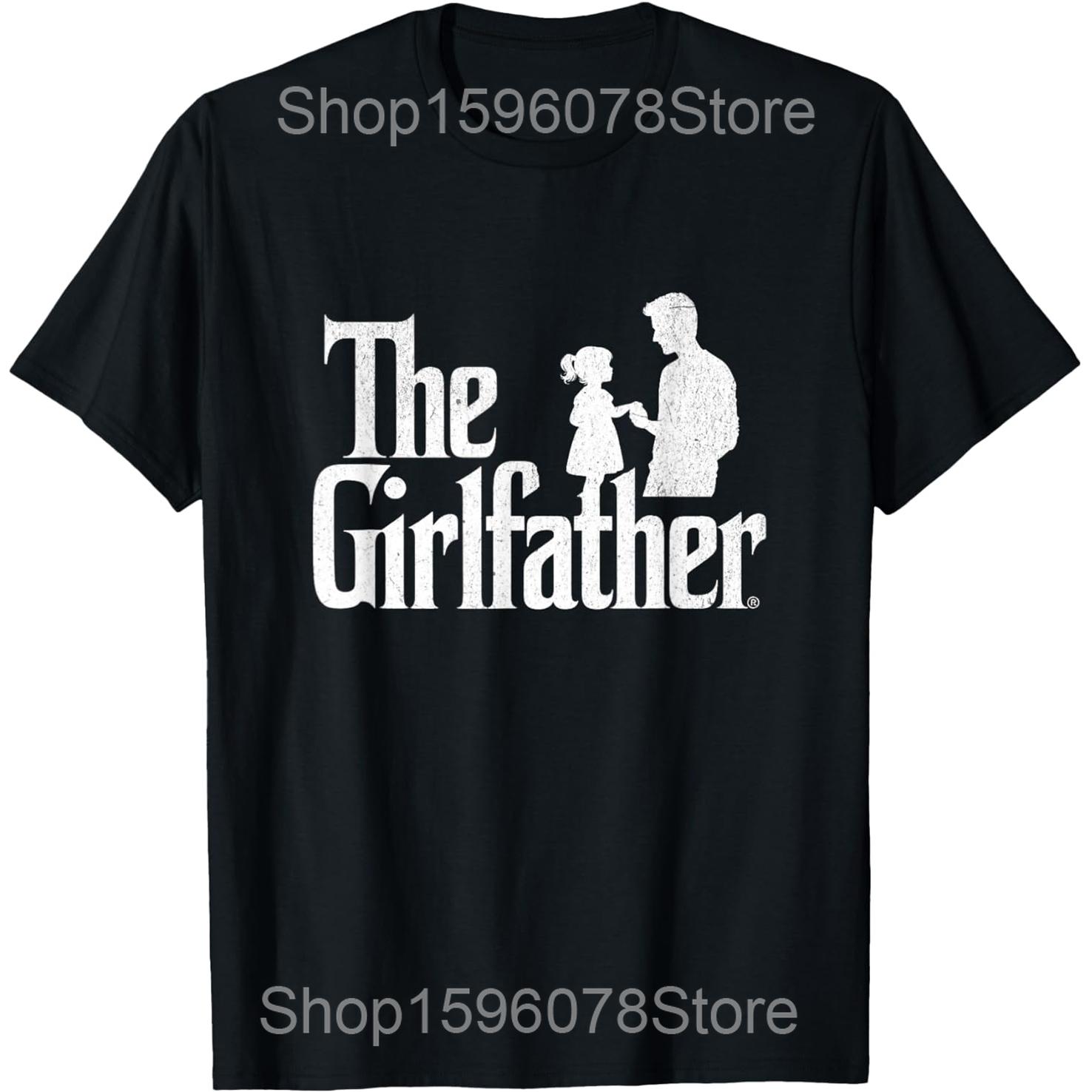 Girl Dad Level Unlocked New Girl Dad Gift T Shirts Men Cotton Humor Streetwear Tee Short Sleeve Unisex Loose Clothing S