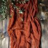 Semi-Sheer Gauze Table Runner Cheese Cloth Tablecloth Luxury Table Cover  Wedding Decor