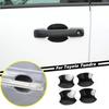 For Toyota Tundra -2025 4PCS Carbon Fiber Style Door Handle Bowl Cover Trim