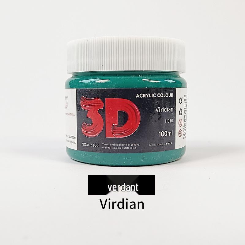 100ml Acrylic Paint for Children's Doodles and Plaster Dolls