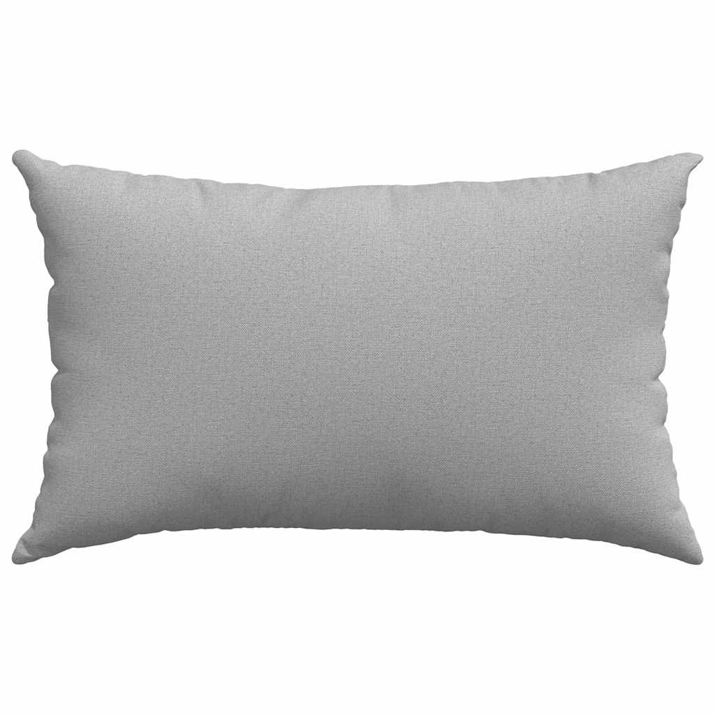 Sofa Cushions 2 Pcs Cloud Grey 50 X 30 Cm Fabric