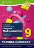 The Cambridge Lower Secondary Complete Mathematics 9: Teacher Handbook (Second Edition) Book