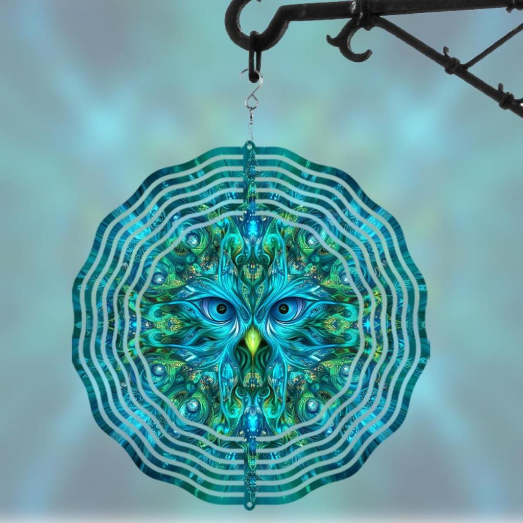 10 Inch Hanging Wind Chime Outdoor Decor for Balcony Garden Dynamic Design with 360 Hook Perfect Gift for Friends Spring Summer Decoration