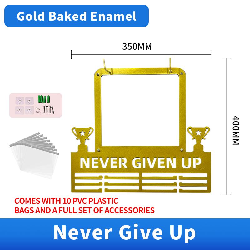 Factory Direct Custom Large Wall Hanger Metal Medal Display Rack for Bulk Medals & Awards Storage