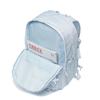 Serie Stile di Vita Sportivo Li Ning Zaino Sportivo in Poliestere Casual con Stampa Logo Grande Chiusura a Zip Zaino Unisex Blu ABST298-3