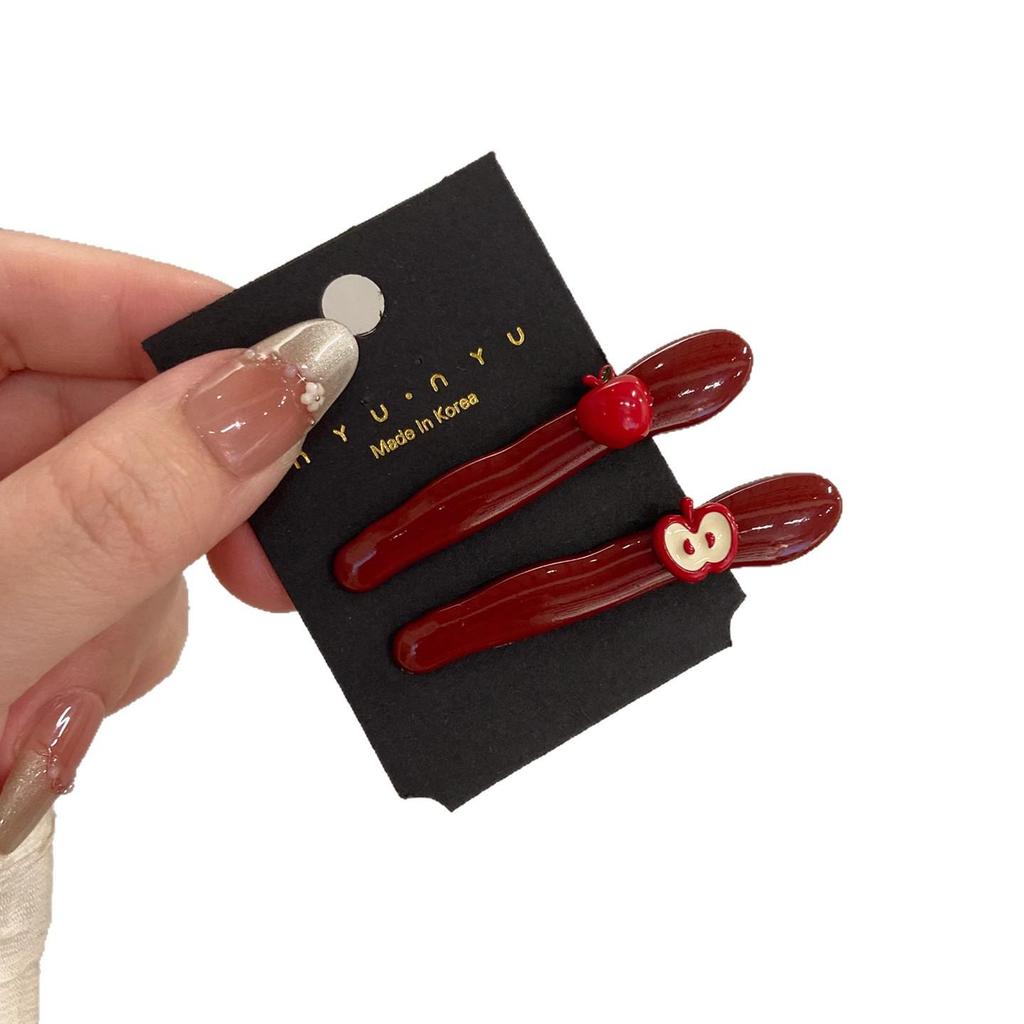 Koreanische Niedliche Apfel-Pony-Haarspange für Damen & Kinder