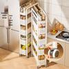 Compact Multi-layer Storage Rack for Kitchen and Bathroom