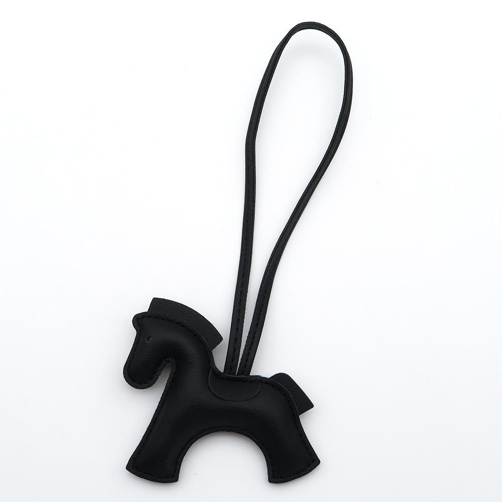Chic Little Horse PU Leather Pendant: High-End Versatile Bag and Car Accessory