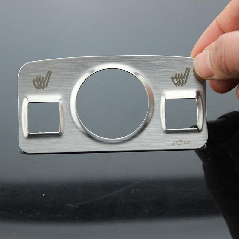 My Good Car Car Cigarette Lighter Decorative Stainless Steel Trim Sticker For Ford Kuga Escape 2013 2014 2015 Car