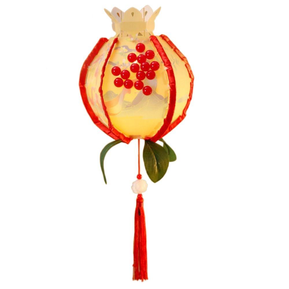 

Chinese Style Mid-Autumn Lanterns Rabbit Handheld Lanterns Pomegranate Lantern Children s Gift жёлтый