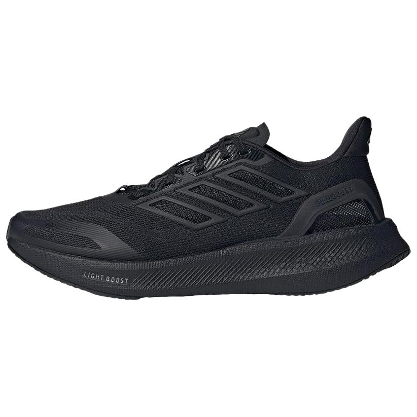 Adidas Pure Boost Low Top Casual Running Shoes Unisex Black Sneakers JS5061