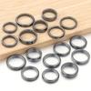 Schwarzer Gallensteinring Naturstein Hämatitring Nicht magnetisch Gesundheitsvorsorge Strahlenschutz Großhandel Schmuck Hochzeitsgeschenk
