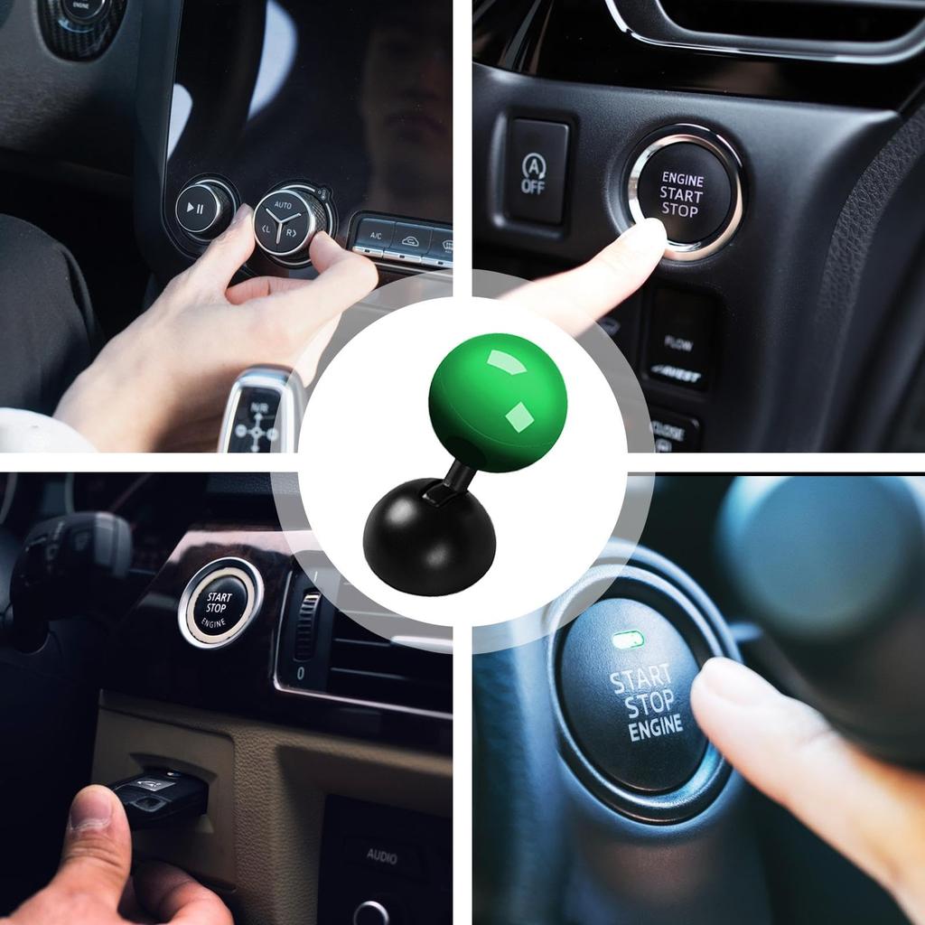 Car Push To Push Start Button Cover, Start Button Locker One Button Start Lever