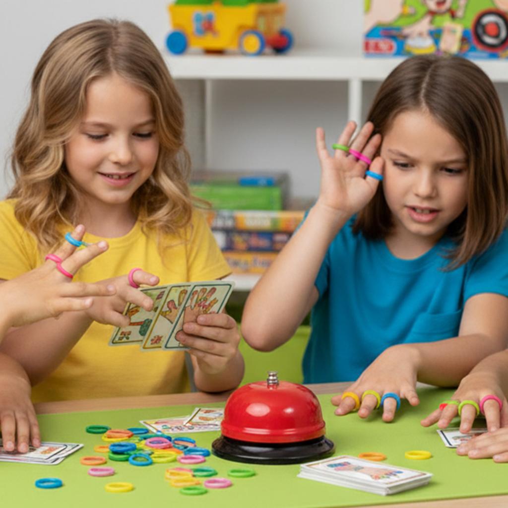 Balancing Board Game Hands-On Puzzle Game Rubber Band Bracelet Game for Holiday Family Games