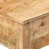 Console Table with 2 Drawers 110x35x75 cm Solid Mango Wood