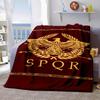 1pc Roman Eagle Fleece Blanket, Historical Home Decor, Ideal Gift for History Enthusiasts & Small Present