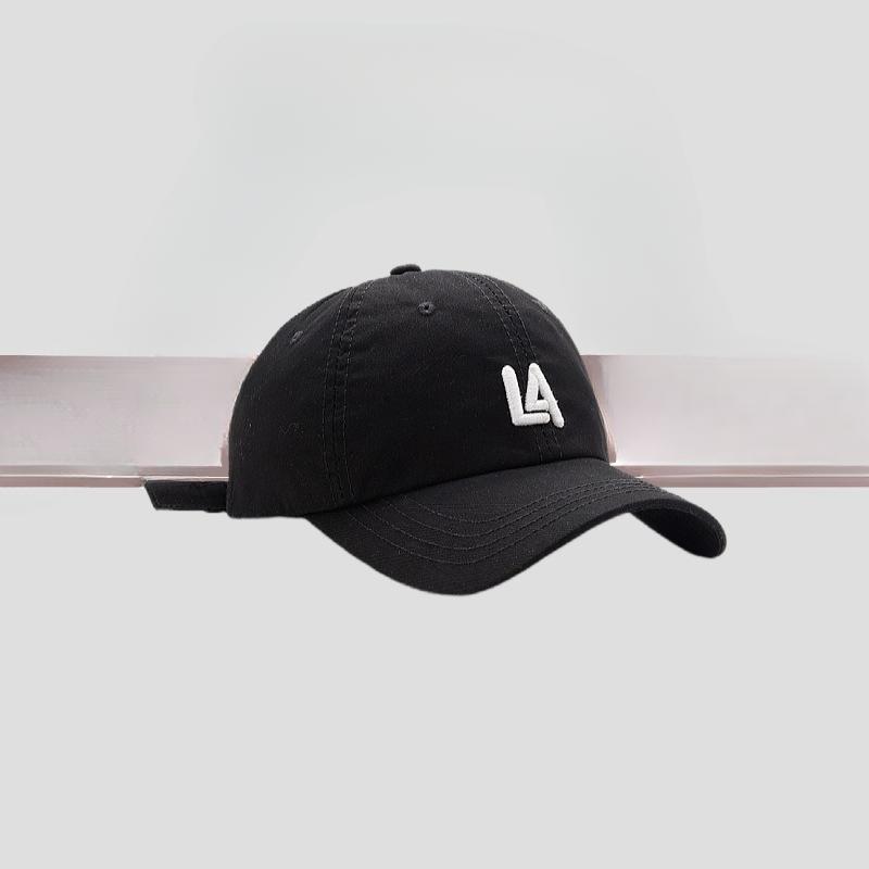 Baseball Hat Women's Versatile Embroidered Trendy Baseball Cap Men's Face Showing Small Simple Sun Hat