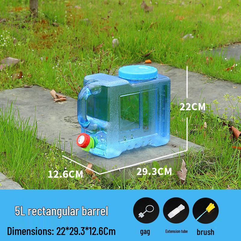 Portable PC Water Storage Bucket with Faucet