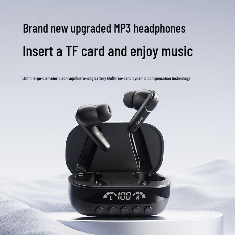 SANAG T81s Pro Max Bluetooth MP3 Recording Semi-In-Ear Headphones