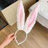 1Pc Christmas Rabbit Long Ear Headband For Women: Cosplay Bunny Girl Cute And Funny Headband Accessory