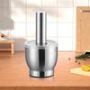 304 Stainless Steel Household Mashing Jar Anti-Slip Thick Grinding Bowl Wear Resist Mortar and Pestle Set for Lemon Spices Herbs