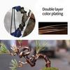Zwarte Bonsai Trainingsdraad 5m | Geanodiseerd Aluminium Plantensteun & Vormgereedschap | Tuinbeeldhouwaccessoires Voor Boomontwerp