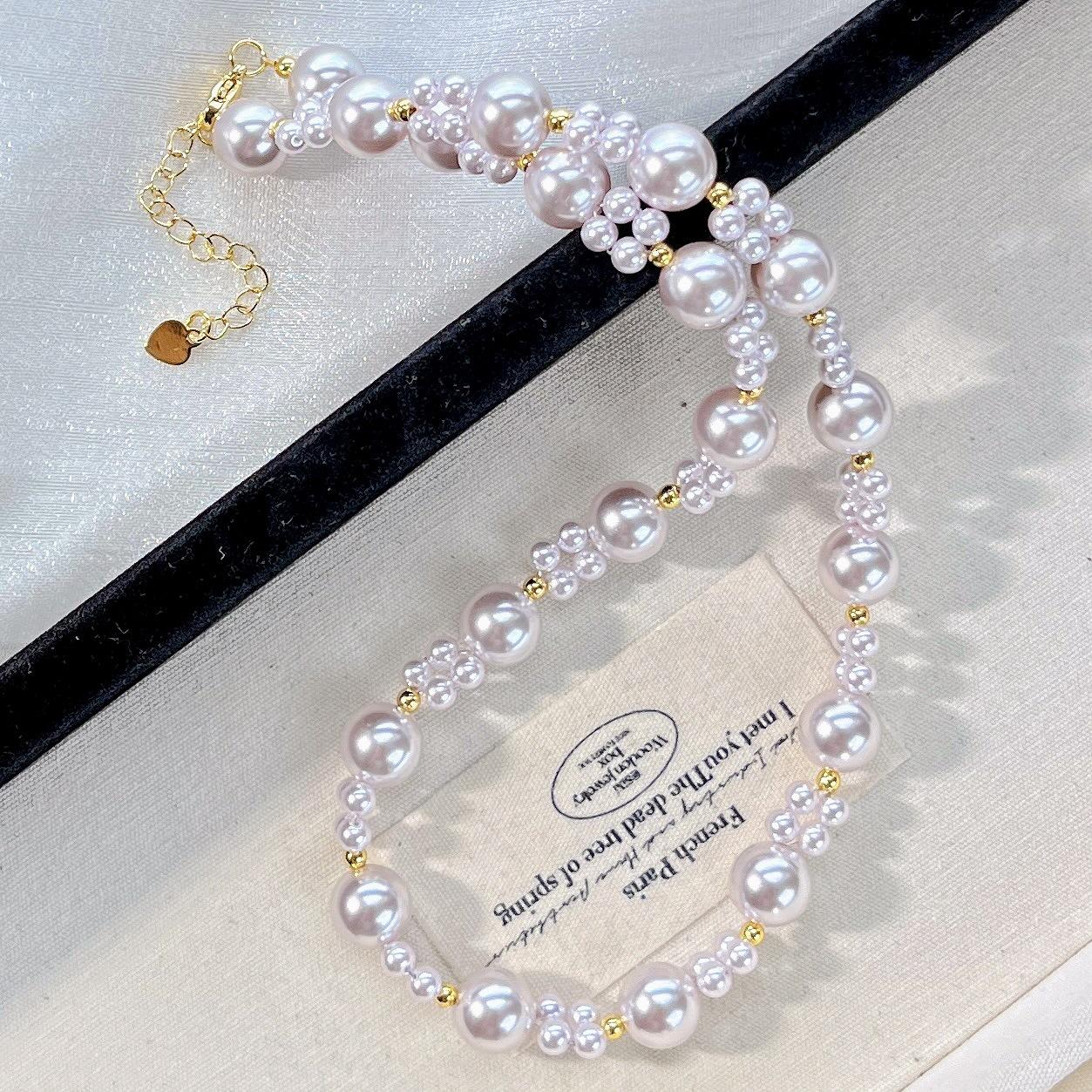 Vintage High Quality Manta Rose Faux Crystal Necklace Necklace Sweater Chain