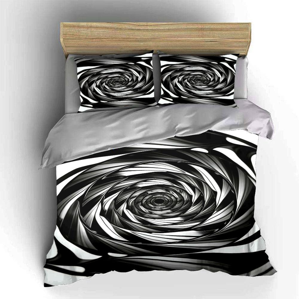 Swirling spiral abstract pattern. Bedding sets Duvet cover sets Duvet covers Pillowcases(1 * Duvet Cover 2 * Pillowcases without duvet insert)