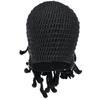 Halloween Octopus Knitted Beanie Beard Ski Cap Funny Balaclava Hat  Outdoor Sports