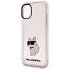 Etui Do iPhone 11 Karl Lagerfeld Ikonik Choupette Różowe