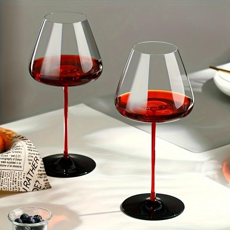 1 Set Calici da Vino Rosso Borgogna di Alta Gamma Set Tumbler Rotanti Aeratore per Vino Vetro Cristallo Domestico Calice da Uva Forniture per Casa Cucina