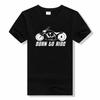 Novelty Born to Ride Forced to Work T-Shirt BORN TO RIDE Skull short sleeved  Breathable t shirt