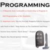 Remote Key Fob Replacement Fits for Chrysler 200 2015-2017 300 Dodge Charger Challenger - Smart Proximity Keyless Entry Remote Control 68155687AB