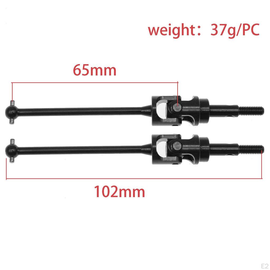 1 Pair 1:10 RC Car CVD Transmission Shafts Direct Replaces 511466 Maintenance Metal Spare Part Drive