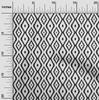 oneOone Cotton Poplin Black Fabric Ikat Sewing Craft Projects Fabric Prints By Yard 42 Inch