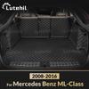 For Mercedes Benz ML-Class 2008-2011 2012-2016 Auto Full Coverage Trunk Mat Car Protective Pad Cargo Liner Interior Accessories