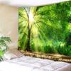 Enchanted Forest Tree Tapestry Sunshine Nature Landscape Wall Art for Home Aesthetic Decoration