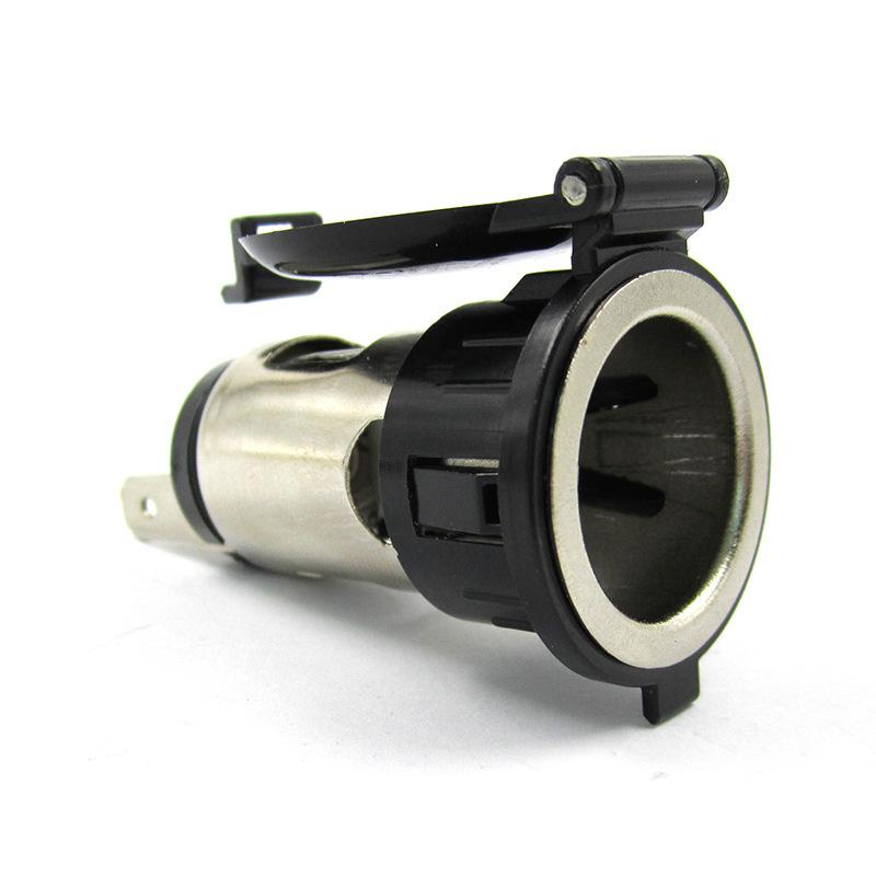 KEBIDU Schwarz Zigarettenanzünder 12V 120W Motorrad Auto Boot Traktor Zubehör Wasserdichte Steckdose Stecker Ausgang Car-Styling