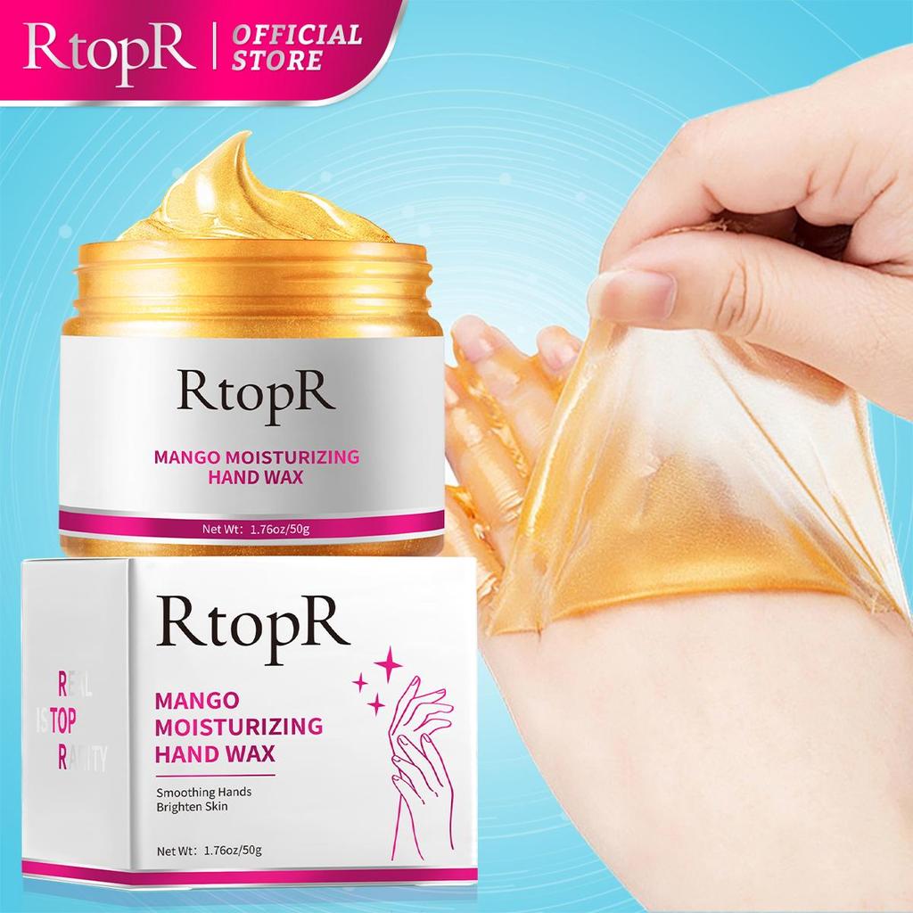 RtopR Mango nawilżający wosk do rąk wybielanie skóry maska do rąk naprawa złuszczający modzele Film przeciwzmarszczkowy krem do pielęgnacji skóry dłoni