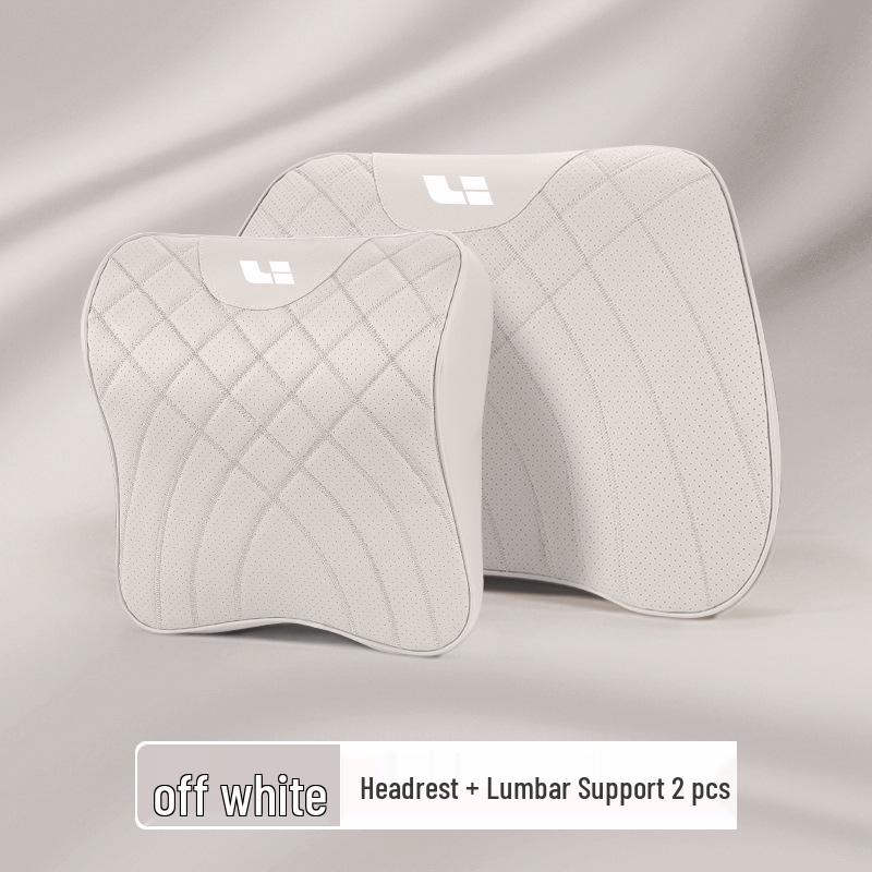 Universal Four-Season Car Seat Headrest & Lumbar Support Set L6/L7/L8/L9