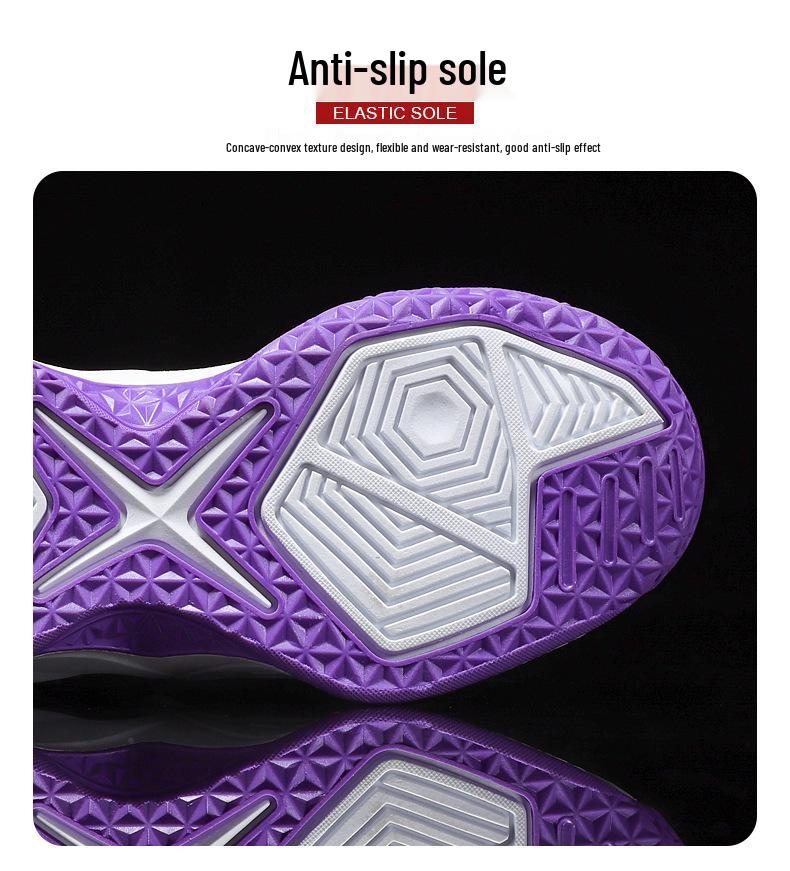 Jungen rutschfeste atmungsaktive Netz-Basketball- & Trainingsschuhe