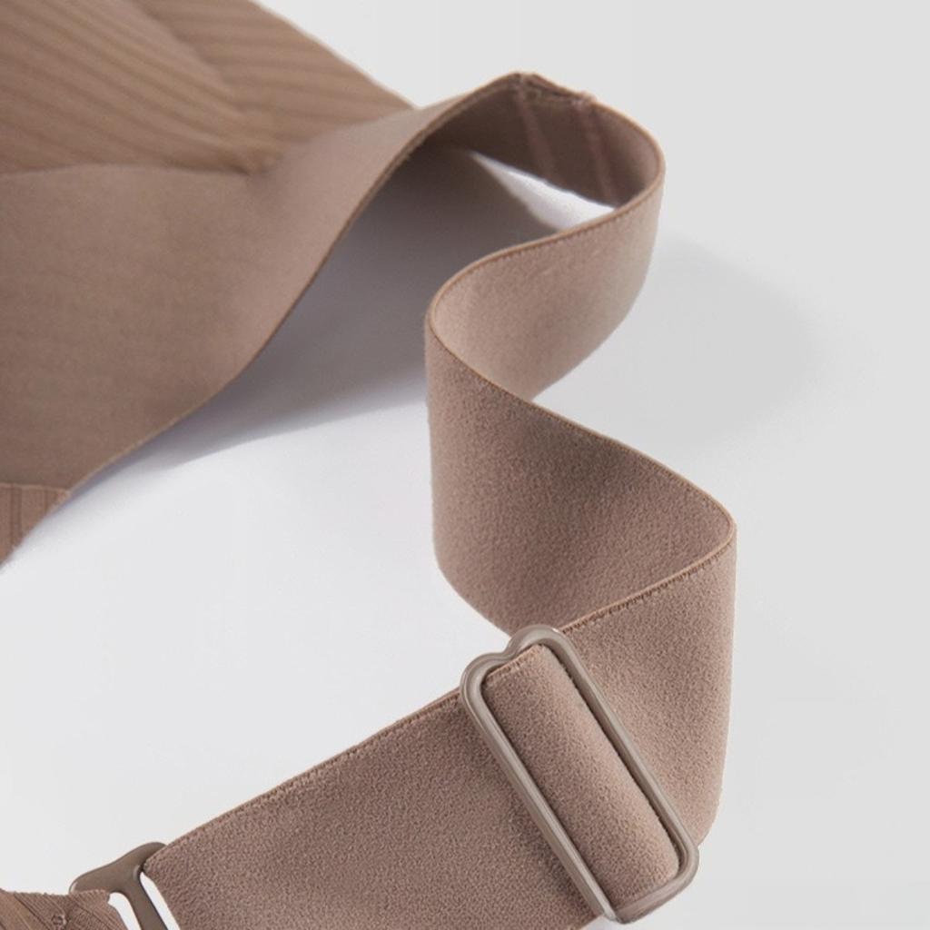 Ladies, No Underwire, Seamless Bra, High Elasticity, Solid Color, Wide Shoulder Straps, Detachable Bra Pads, Daily Wear, Comfortable