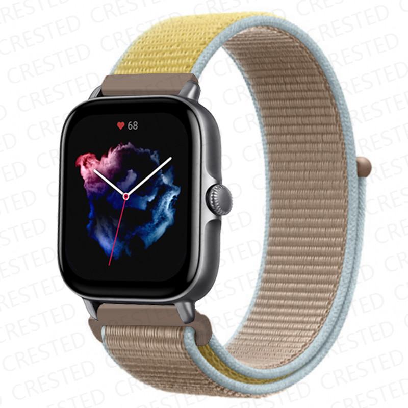 20mm 22mm Watch Band For Amazfit GTS/2/2e/4/3/mini GTR 4/2/3/Pro 47mm stratos 3 Nylon Bracelet pulseira correa Amazfit bip strap