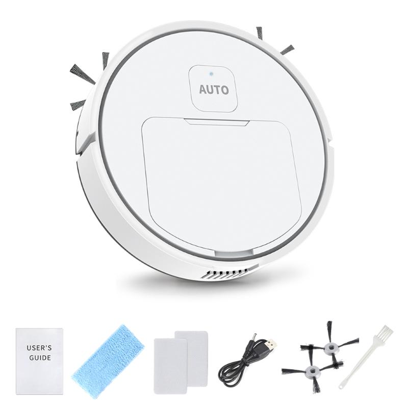 Large Suction Robot Vacuum Silent and Anti-collision Rechargeable Vacuum Cleaner