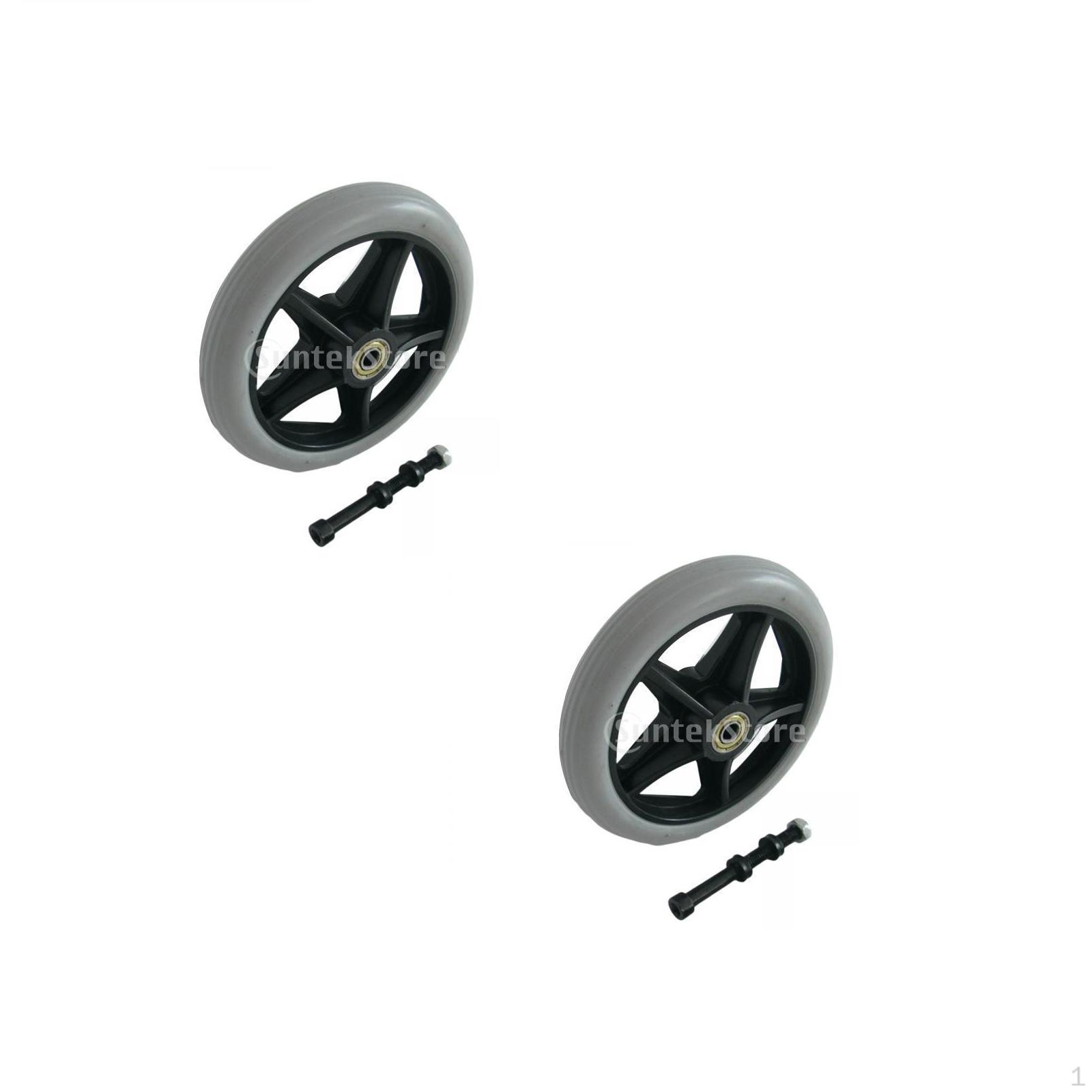 

2x Сверхпрочное 6-дюймовое сменное переднее колесо, износостойкие и гладкие колеса, для s Parts