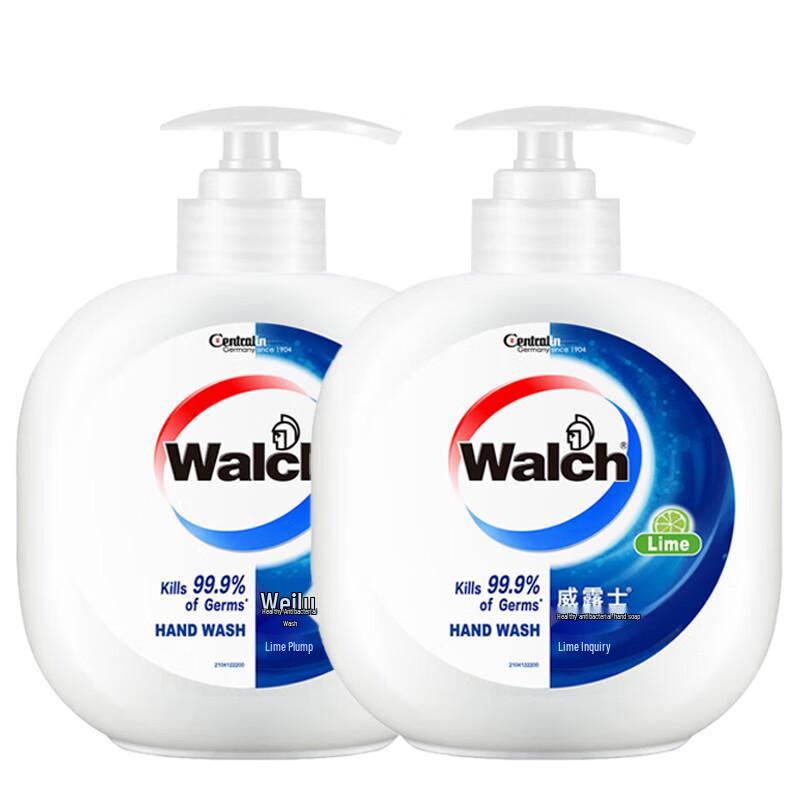 Walch BL Lime Antibacterial Hand Soap, 2 x 480ml