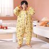 Cotton Warm Toddler Sleepsuit With Legs Boys Girls 3-12 Years Thick Pajama Sleep Bag Winter