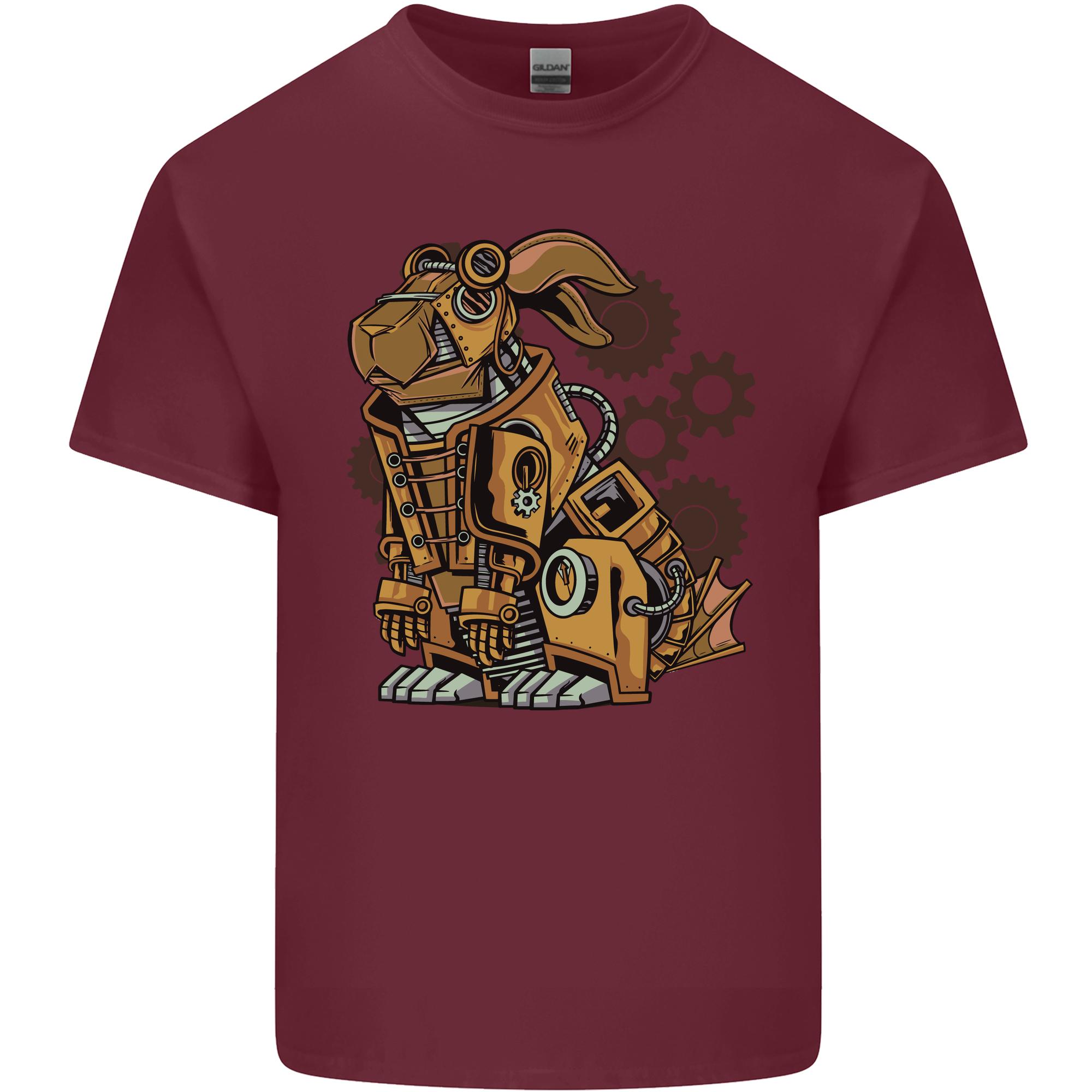 Steampunk Rabbit Unisexs Light Cotton TShirt S